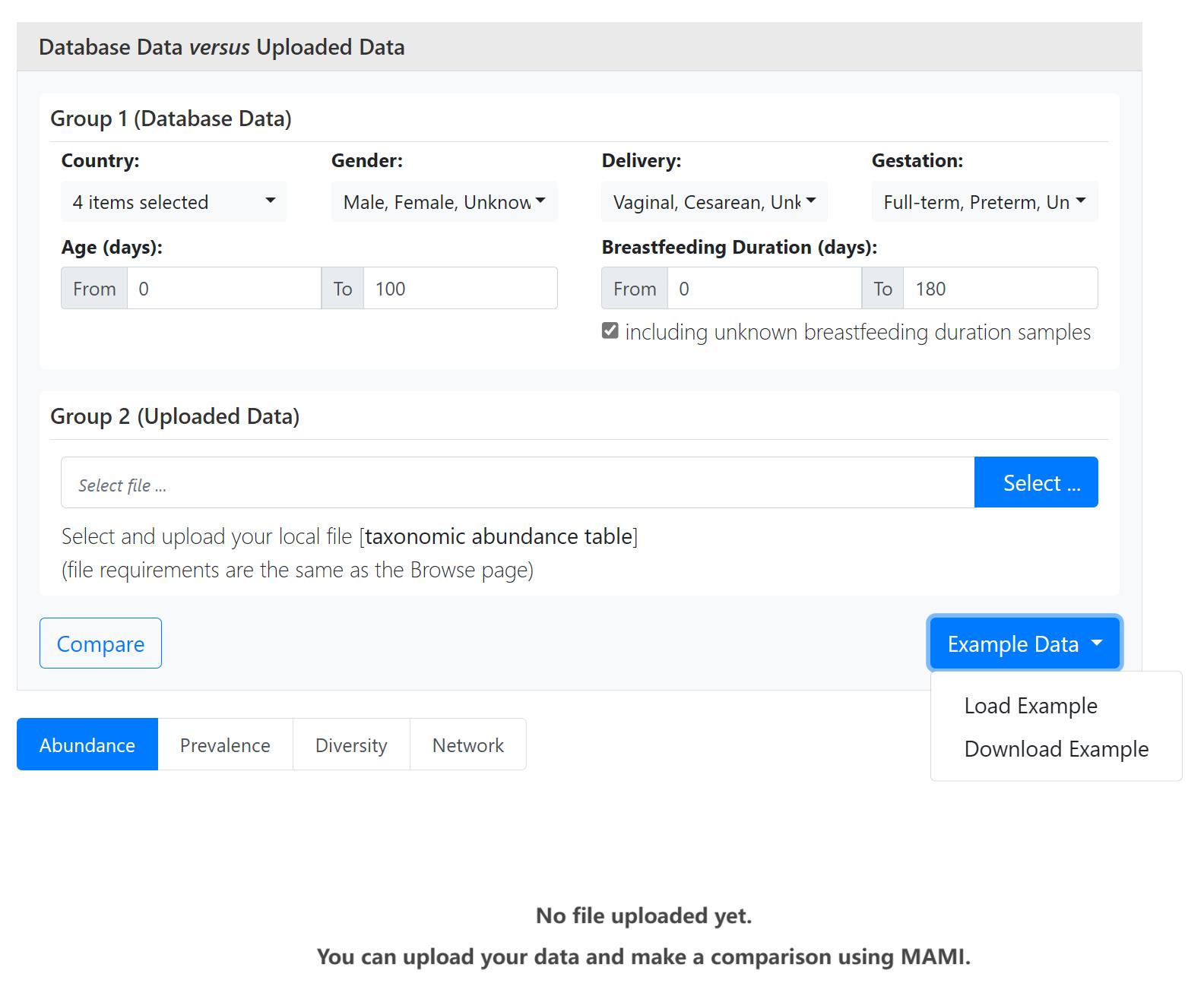 database overview